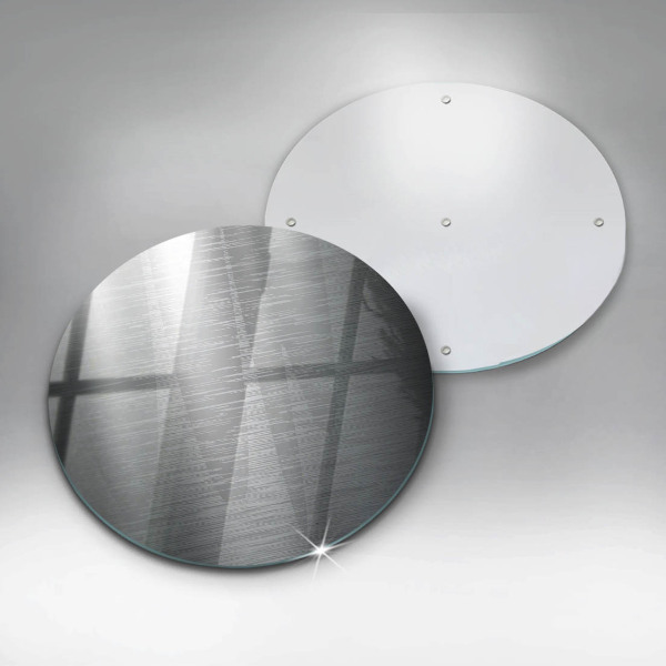 Tagliere in vetro Struttura del metallo