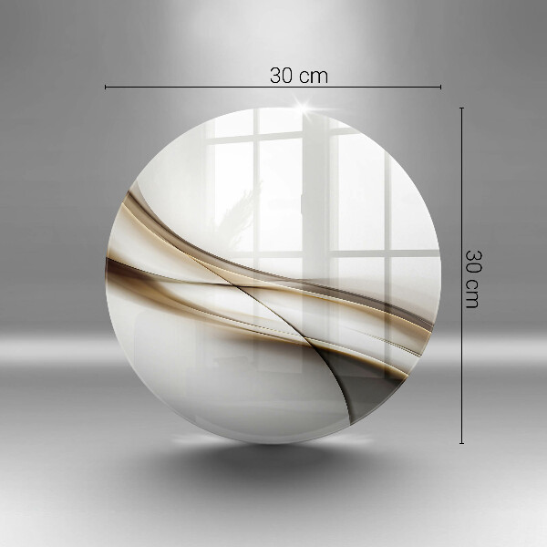 Tagliere in vetro Astrazione di linee morbide