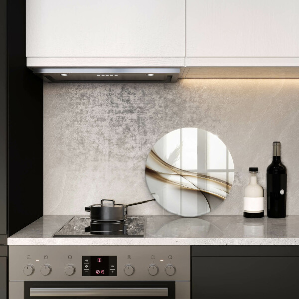 Tagliere in vetro Astrazione di linee morbide