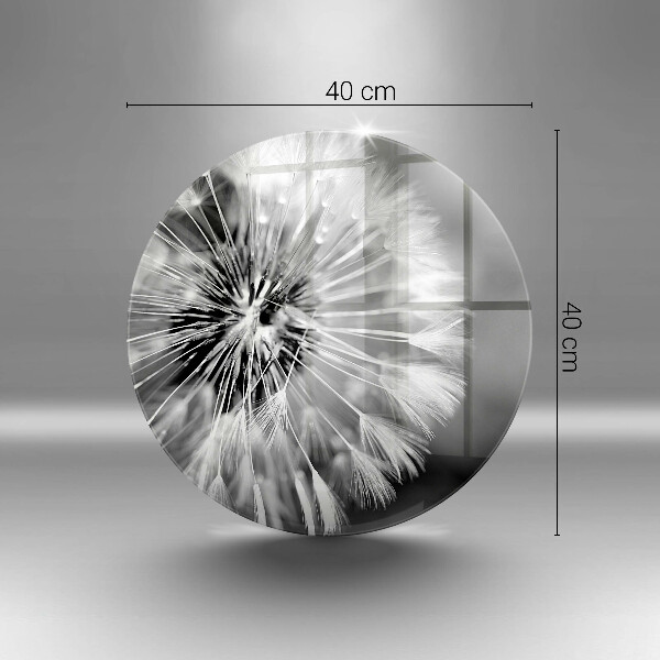 Tagliere in vetro Un delicato dente di leone