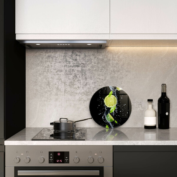 Tagliere in vetro Limette succose in acqua