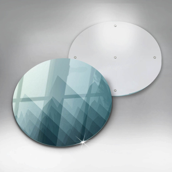 Tagliere in vetro Montagne astratte