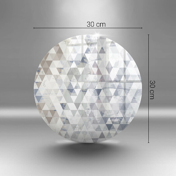 Tagliere in vetro Modello triangoli