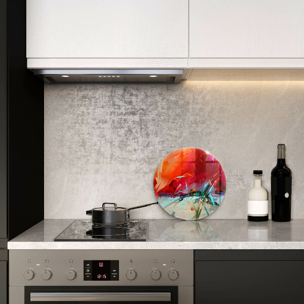 Tagliere in vetro temperato Astrazione dipinta