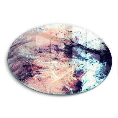 Tagliere in vetro Astrazione dipinta