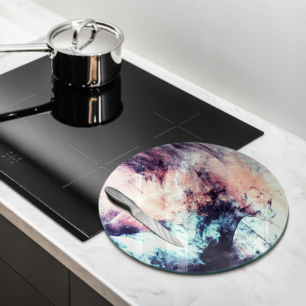 Tagliere in vetro Astrazione dipinta