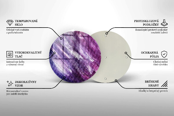 Tagliere in vetro Dipingi l'astrazione