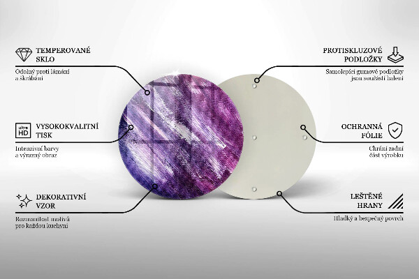 Tagliere in vetro Dipingi l'astrazione