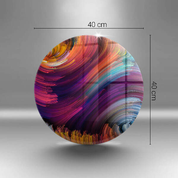 Tagliere in vetro Punti salienti colorati