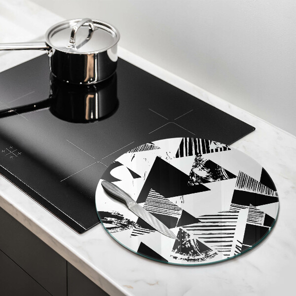 Tagliere in vetro temperato Triangoli geometrici