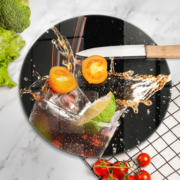 Tagliere in vetro Bere con ghiaccio