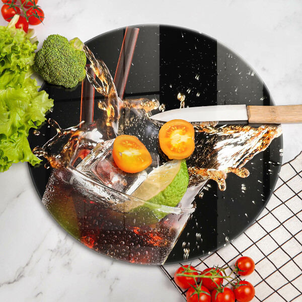 Tagliere in vetro Bere con ghiaccio