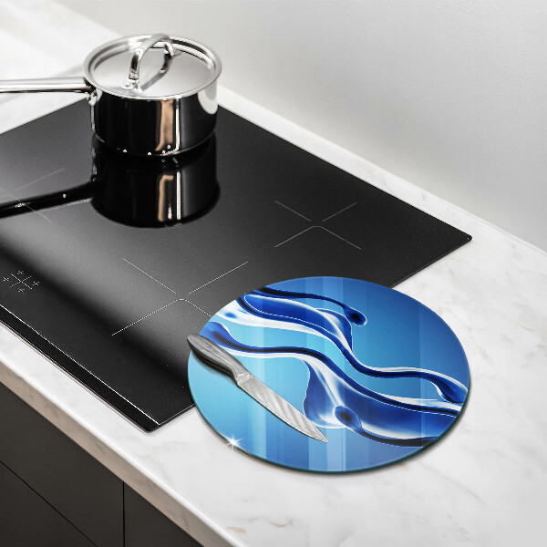 Tagliere in vetro temperato Astrazione fluida