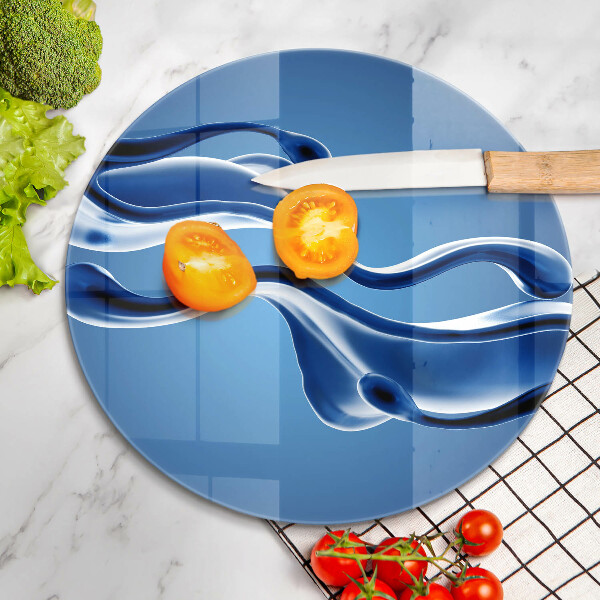 Tagliere in vetro temperato Astrazione fluida