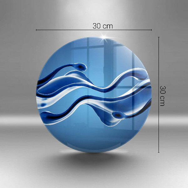 Tagliere in vetro temperato Astrazione fluida
