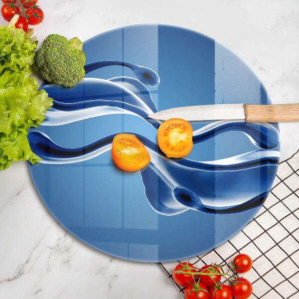 Tagliere in vetro temperato Astrazione fluida