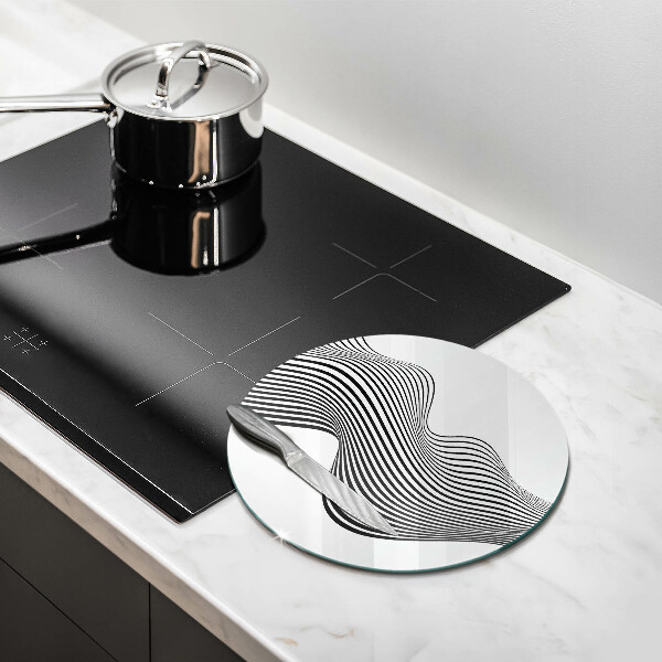 Tagliere in vetro temperato Astrazione lineare