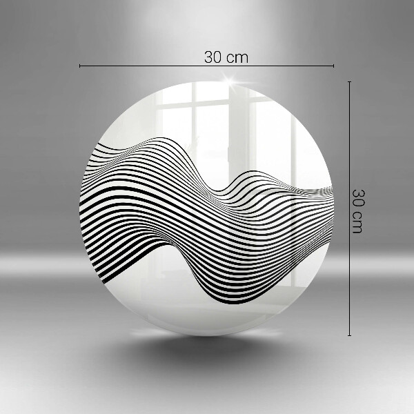 Tagliere in vetro temperato Astrazione lineare