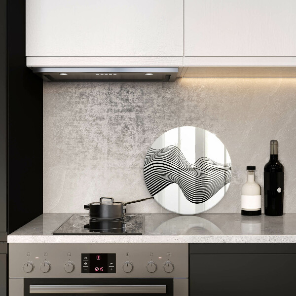 Tagliere in vetro temperato Astrazione lineare