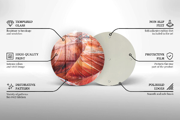 Tagliere in vetro temperato Grand Canyon