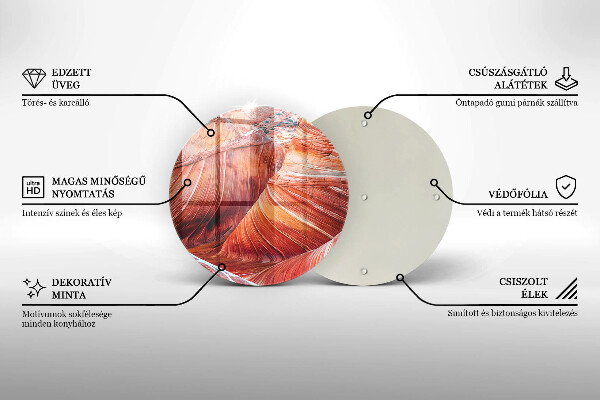 Tagliere in vetro temperato Grand Canyon