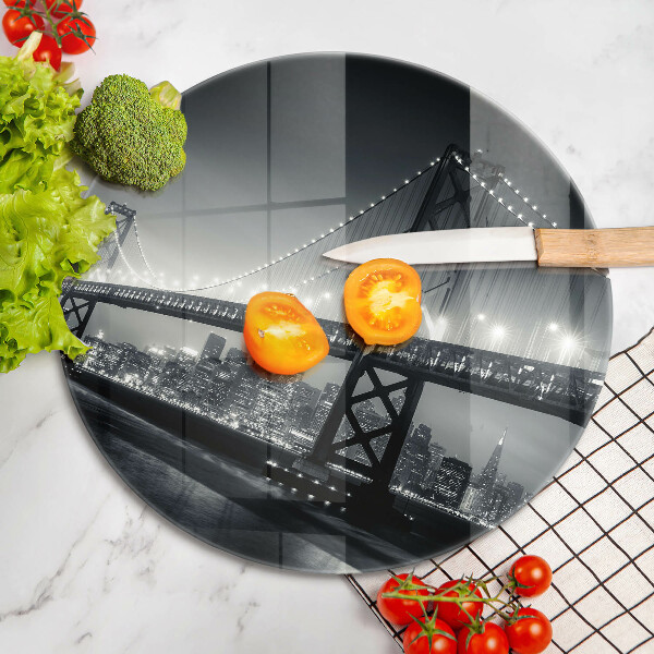 Tagliere in vetro Ponte Benjamin Franklin