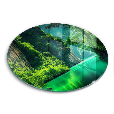 Tagliere in vetro temperato Paesaggio lagunare