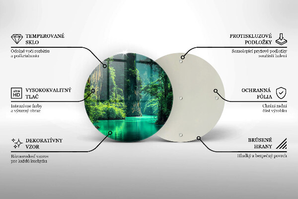 Tagliere in vetro temperato Paesaggio lagunare