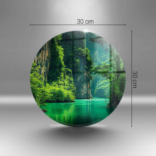 Tagliere in vetro temperato Paesaggio lagunare