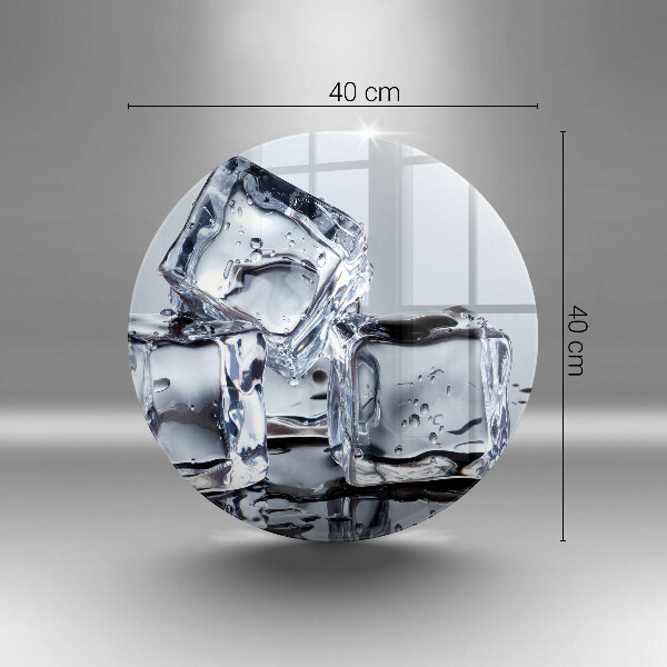 Tagliere in vetro Cubetti di ghiaccio