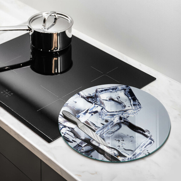 Tagliere in vetro Cubetti di ghiaccio