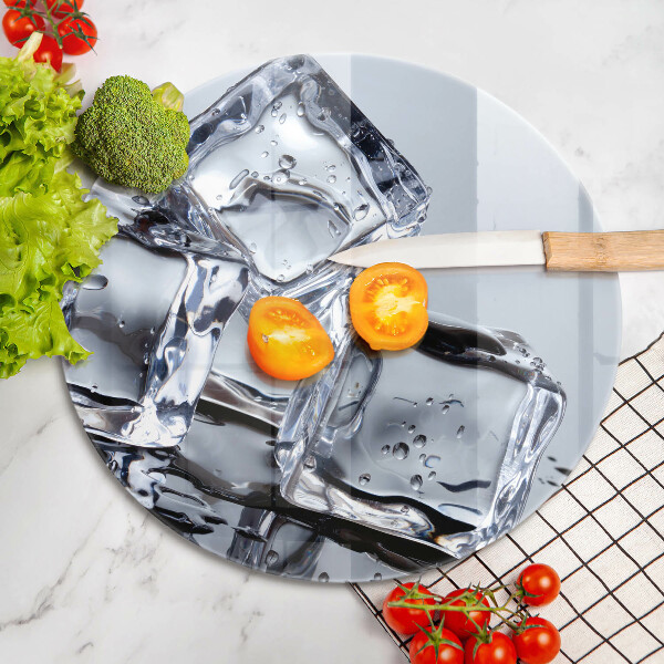 Tagliere in vetro Cubetti di ghiaccio