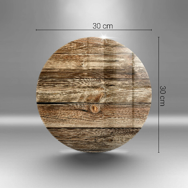 Tagliere in vetro Struttura della plancia di legno