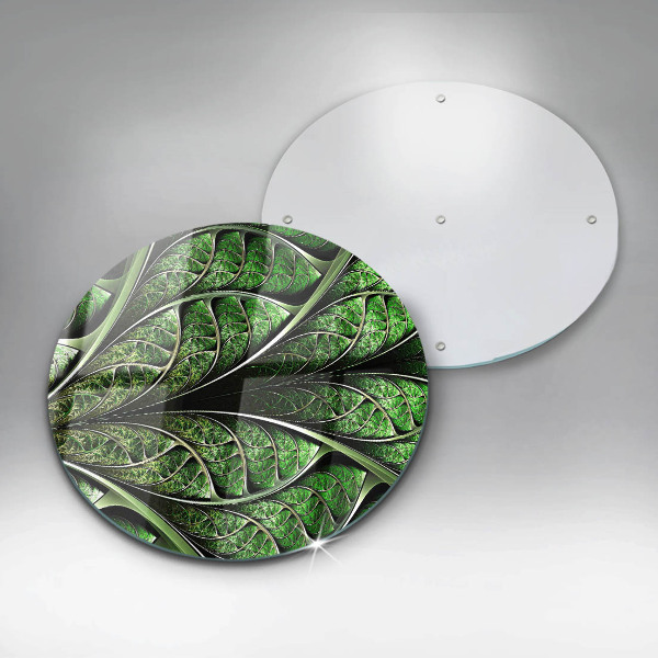 Tagliere in vetro Struttura della nervatura fogliare