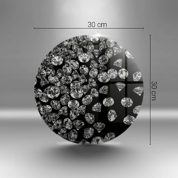 Tagliere in vetro Diamanti diamanti