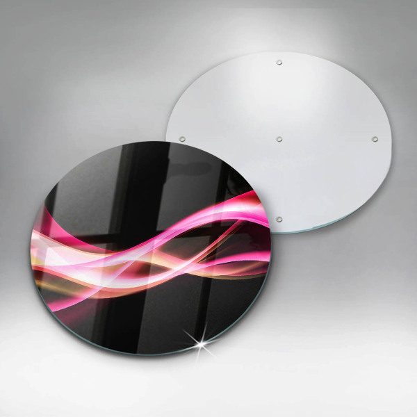 Tagliere in vetro Fumo al neon astratto