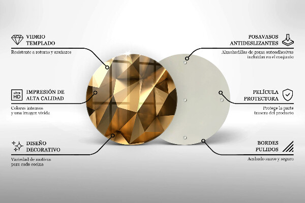 Tagliere in vetro Sfondo di astrazione della struttura