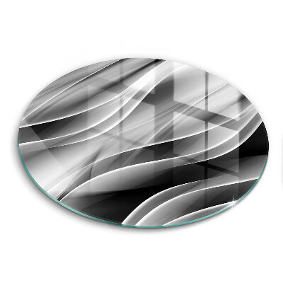 Tagliere in vetro Linee astratte di fumo