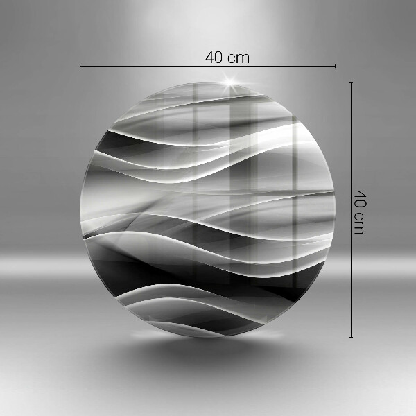 Tagliere in vetro Linee astratte di fumo