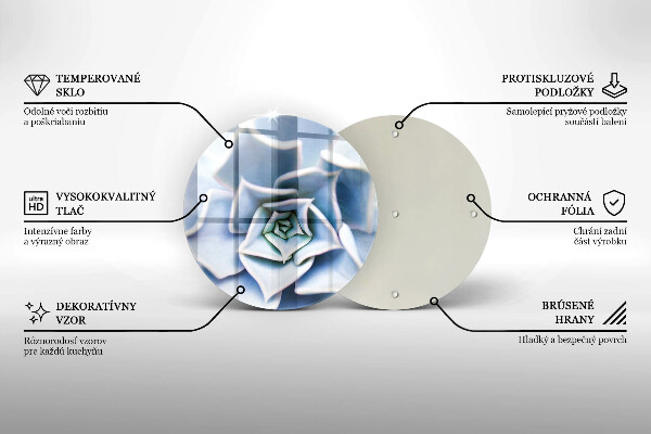 Tagliere in vetro Pianta da fiore