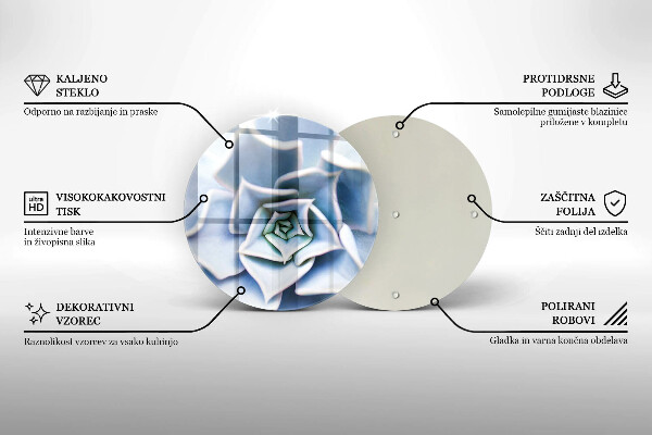 Tagliere in vetro Pianta da fiore