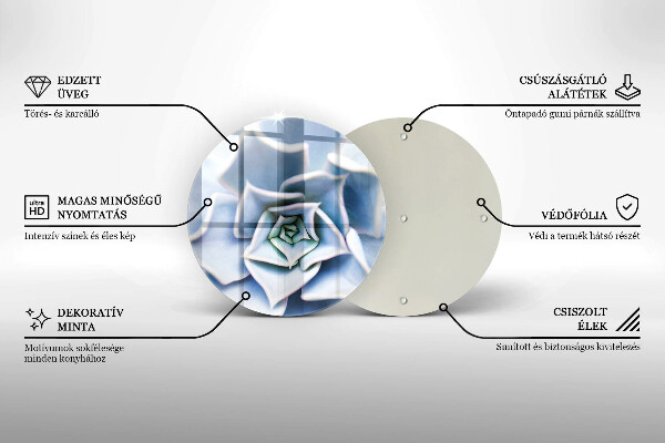 Tagliere in vetro Pianta da fiore