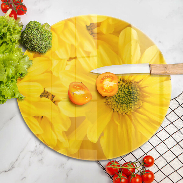 Tagliere in vetro Petali di fiori