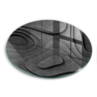 Tagliere in vetro Forme di pietra 3D