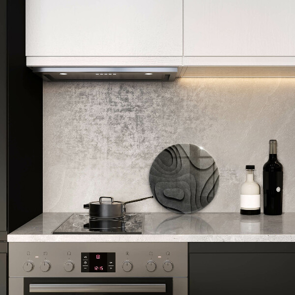 Tagliere in vetro Forme di pietra 3D