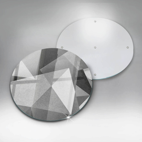 Tagliere in vetro Astrazione tagliente concreta