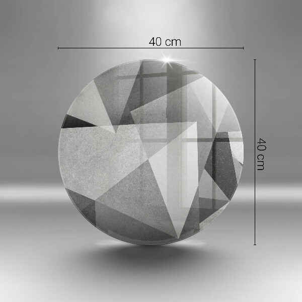 Tagliere in vetro Astrazione tagliente concreta