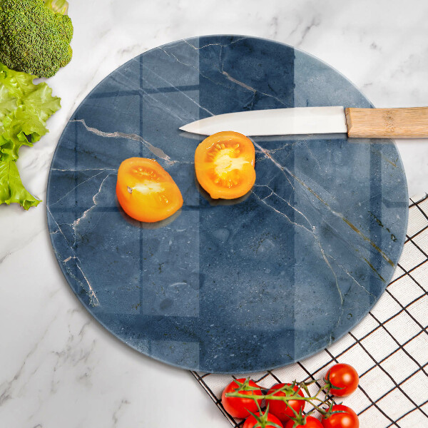 Tagliere in vetro Trama di pietra di marmo