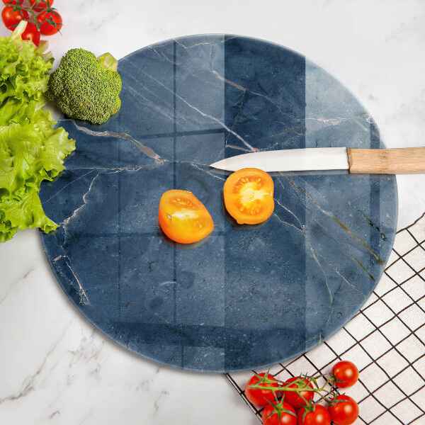 Tagliere in vetro Trama di pietra di marmo