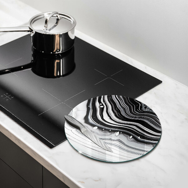 Tagliere in vetro Astrazione dell'inchiostro